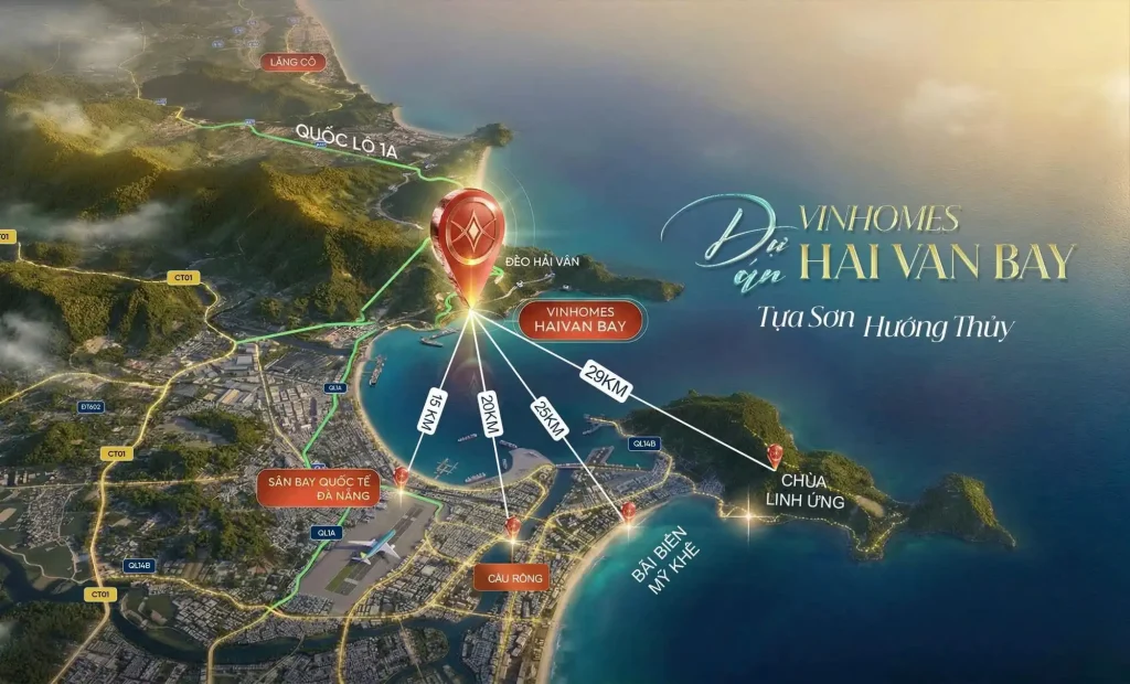 Tọa độ kết nối đa tầng của Vinhomes Hải Vân Bay