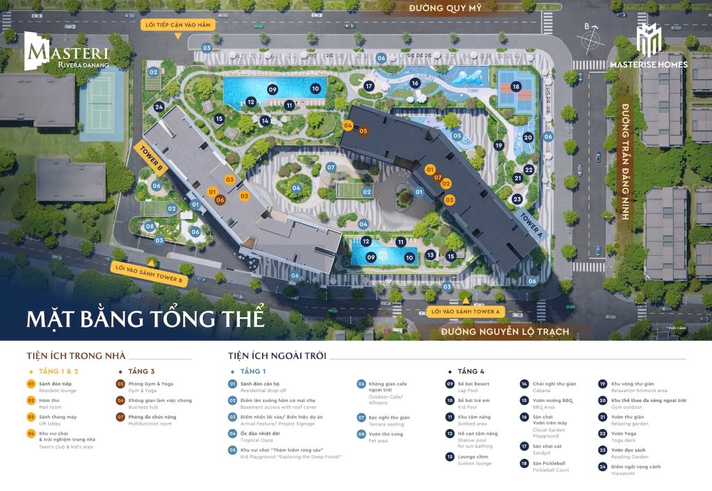 Mặt bằng Masteri Rivera Danang Mặt bằng Masteri Rivera Danang