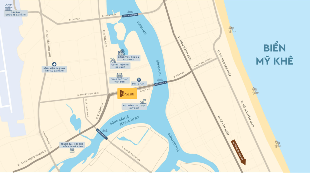 Vị trí Masteri Rivera Danang Vị trí Masteri Rivera Danang