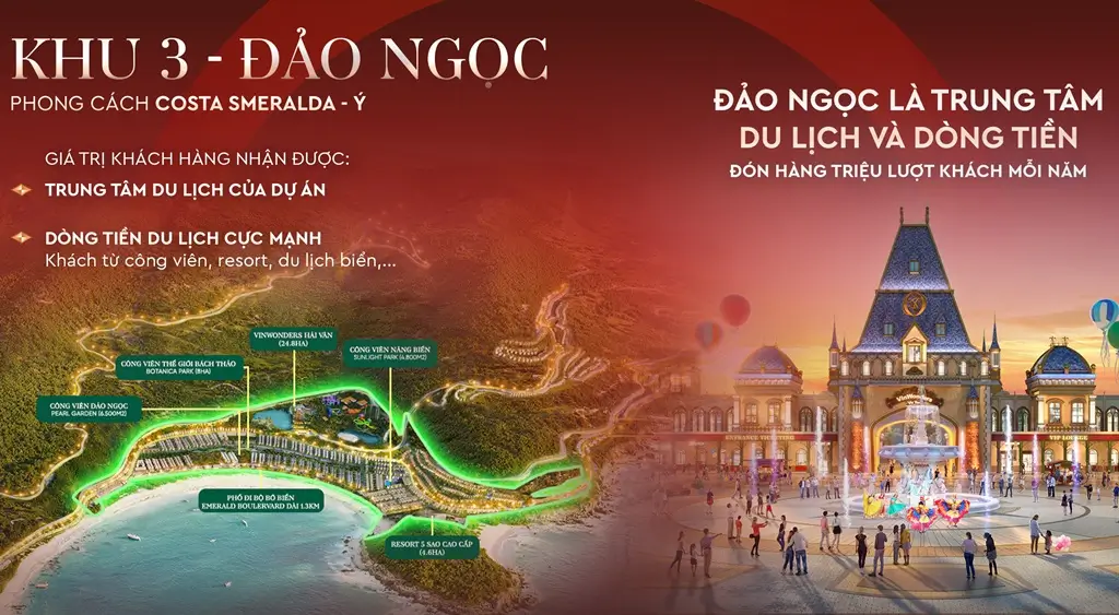 Khu Đảo Ngọc Vinhomes Hải Vân Bay - Làng Vân Đà Nẵng
